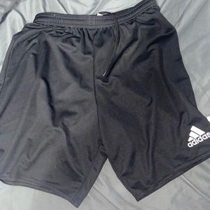 black adidas basketball shorts